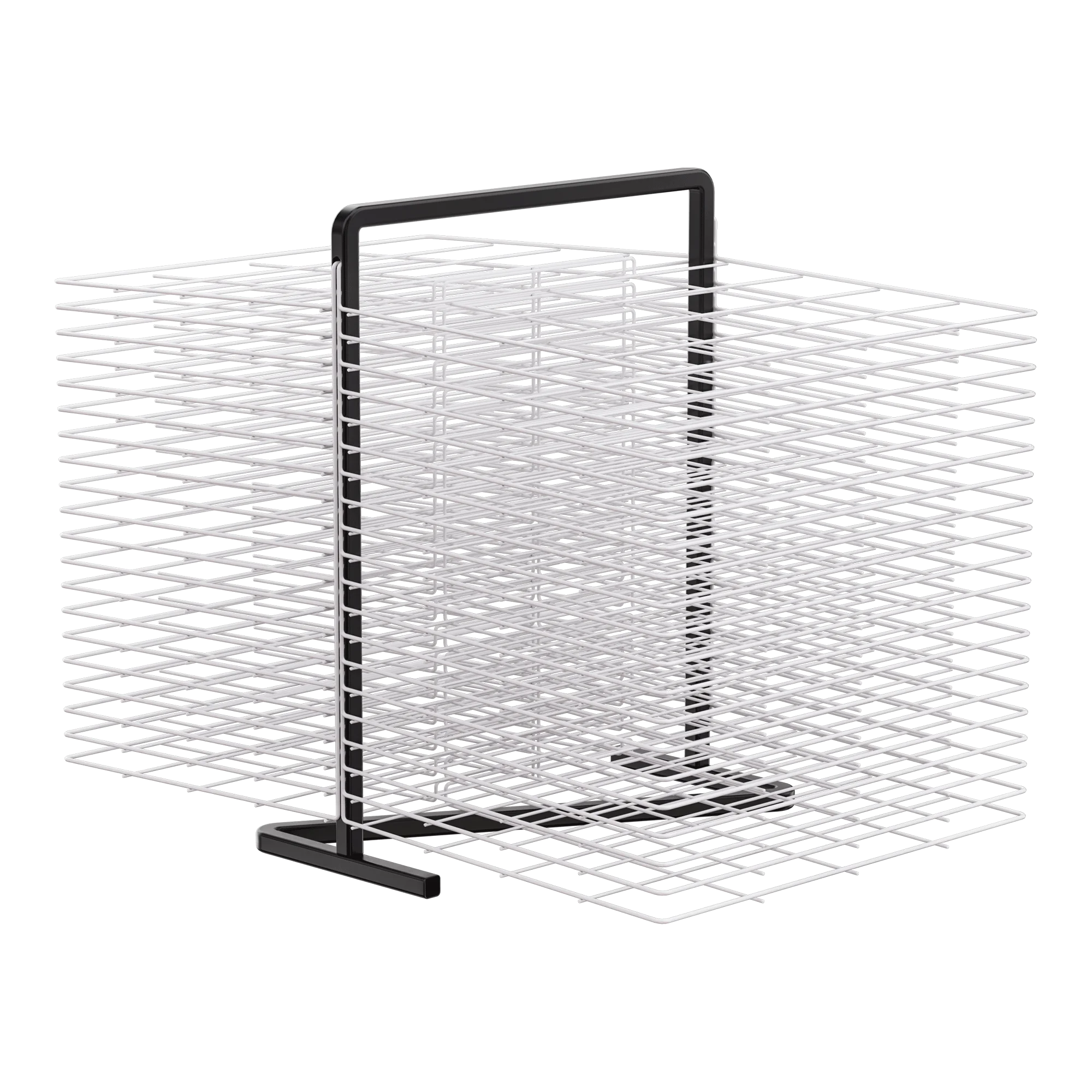40 Shelves Paper Drying Rack Art Painting Dry Tower Holder Scrapbook Paper Display Stand on Table