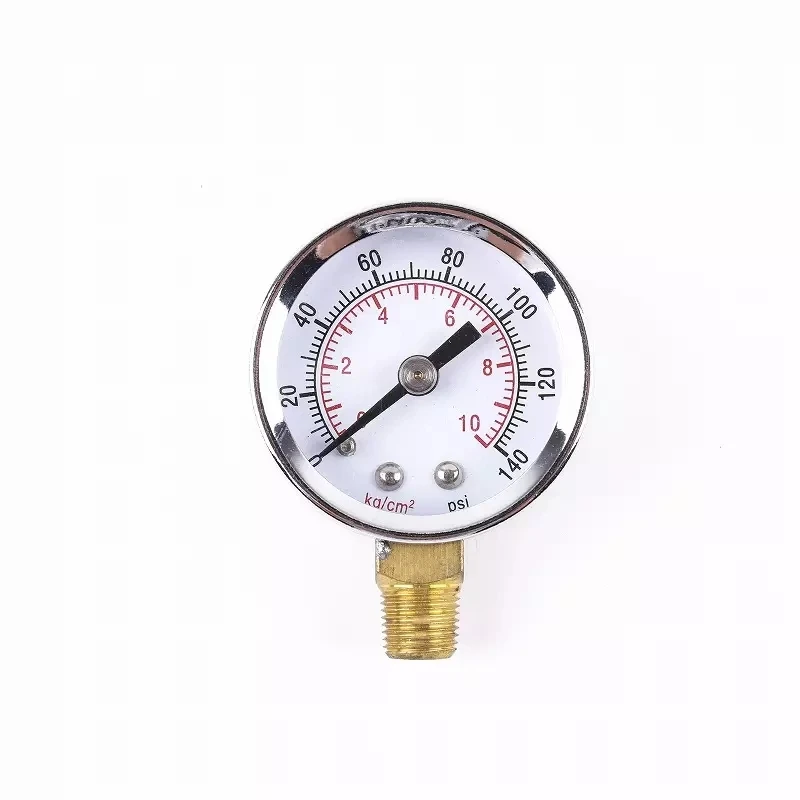 Bottom Mount 12 Bar 2Inch Air Pressure Gauge Hydraulic
