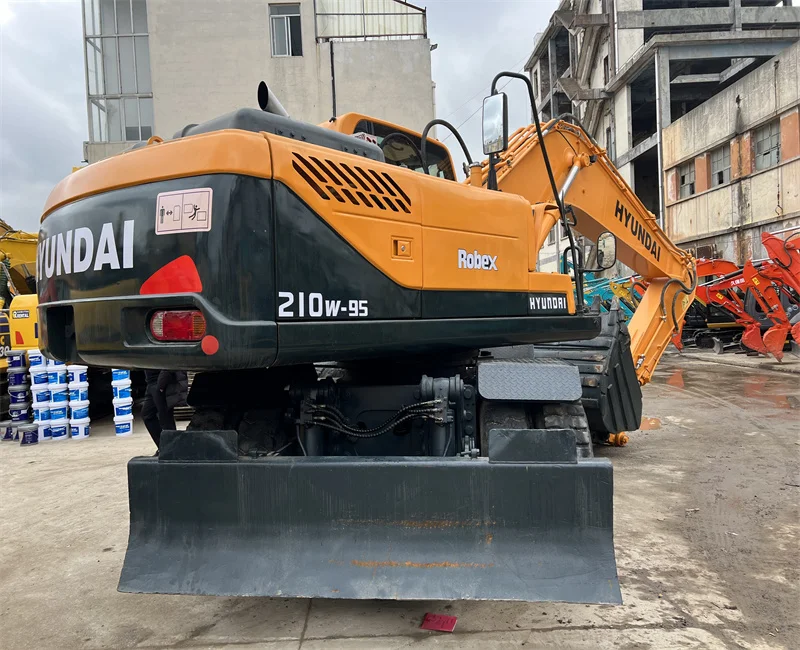 good condition HYUNDAI 210w-9s used wheel excavator in stock