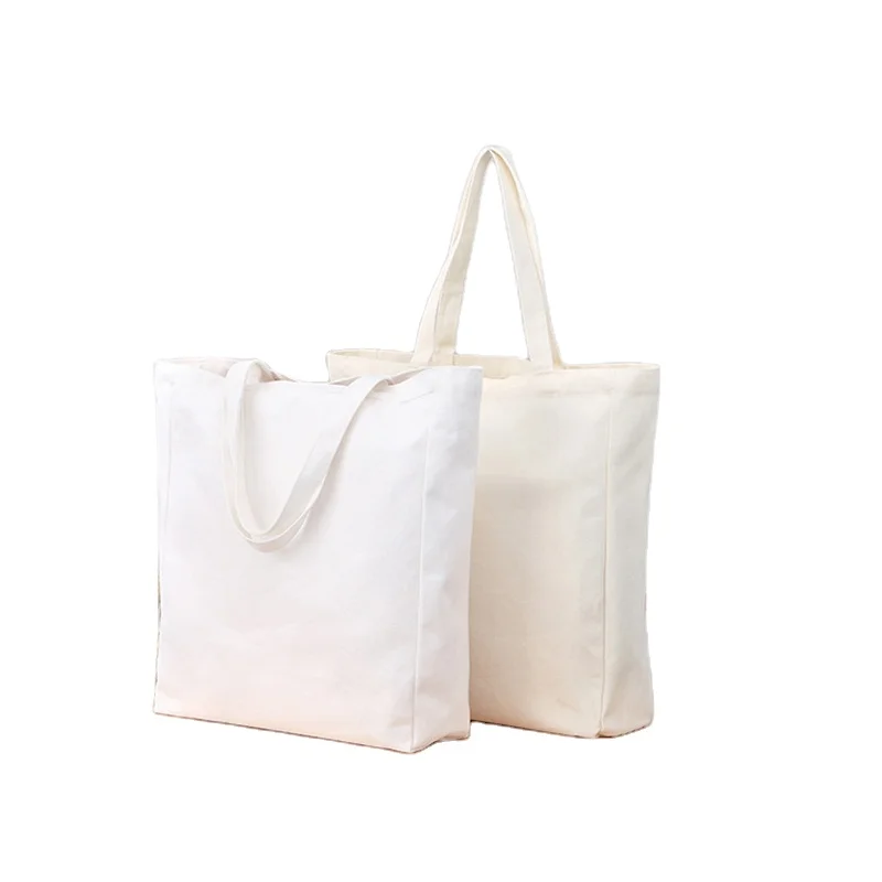 Wholesale Grocery Personalized Blank Plain Mesh Custom Printed Logo Canvas Tote Bag Mini Reusable Shoulder Cotton Shopping Bags