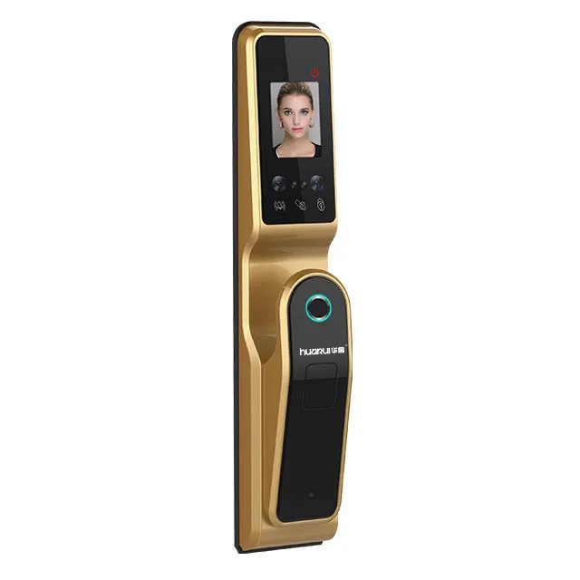 Huarui lock H10 cerradura smart finger print facial recognition door lock