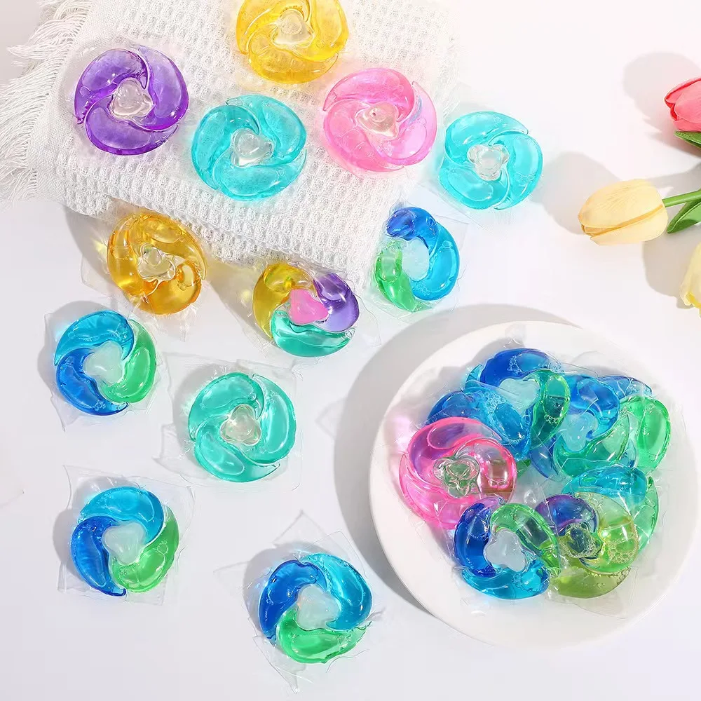 4 in 1 factory wholesale 15g bulk detergent pods Environmentally friendly biodegradable laundry liquid capsules