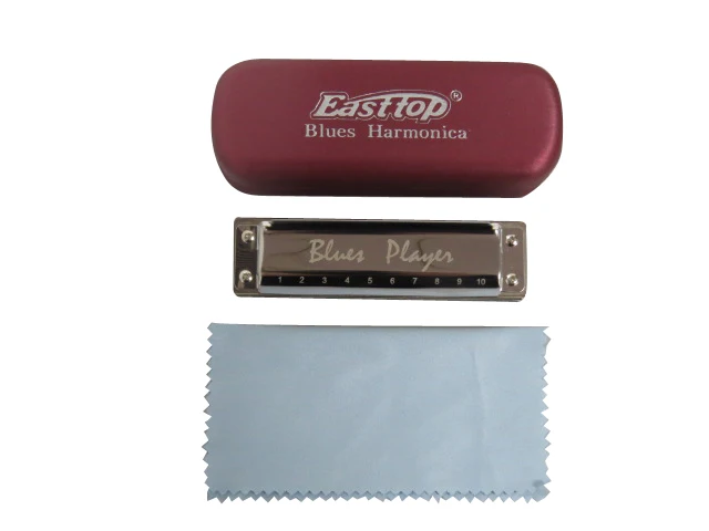  EASTTOP PR020W с ключом c 10 отверстиями 20 тонов гармоника Хроматическая деревянная расческа диатоническая для