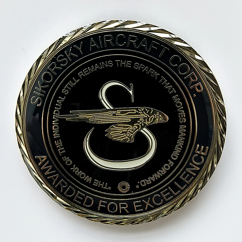 China Souvenir Manufacturer Custom Metal Embossed Soft Enamel Custom Challenge Diamond Cut and Epoxy Coins