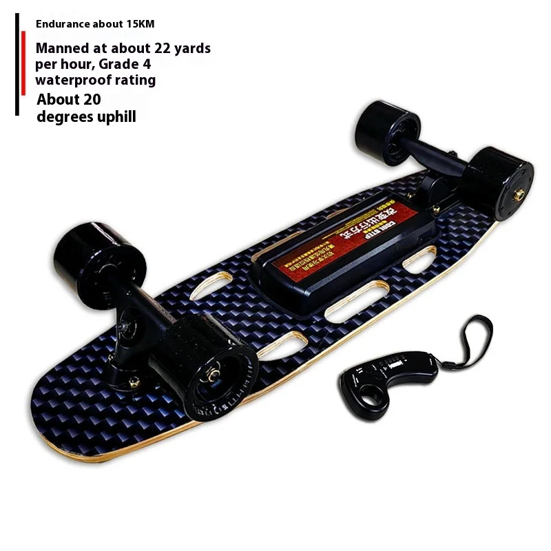 Unisex Electric Longboard Skateboard Bluetooth Connectivity Disc Brake Road Kit Smart Four-Wheel Electric Scooter with Battery