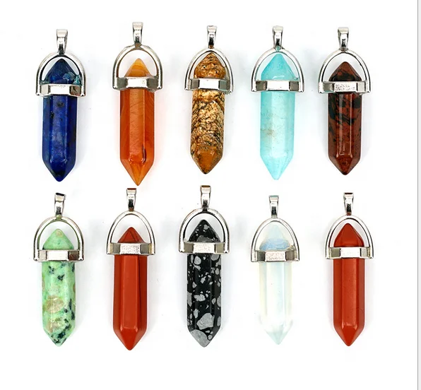 
Stock Wholesale Nature Stone Six Prism Crystal Wand Point Healing Column Natural six sides quartz crystal healing massage wands 