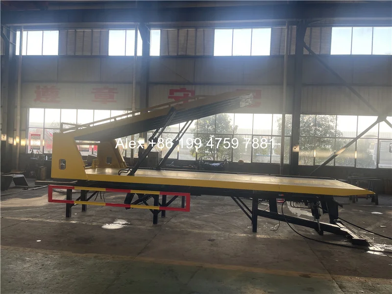 6 tons double deck multi functions tow 3-4 cars flatbed wrecker body