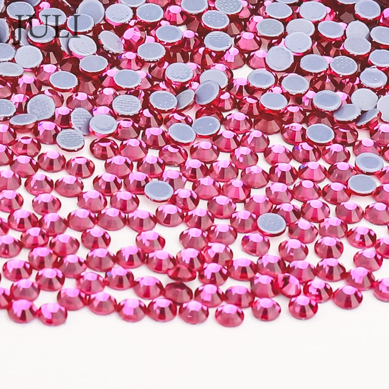 Высококачественные белые опаловые хрустальные стальные Стразы для дизайна ногтей