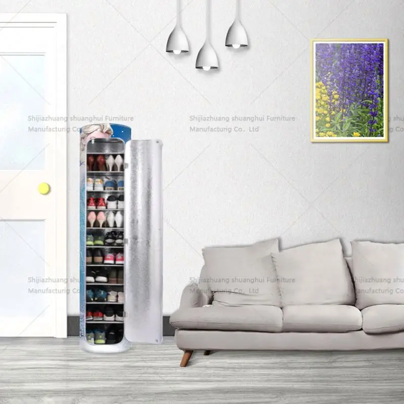 Creative Save Space Environmental Friendly Waterproof Pvc Shoe Rack Cabinet