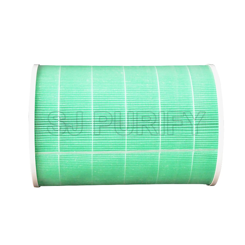 
White nylon mesh filter element activated carbon hepa air filter replacement for XIAO MI JIA air purifier 
