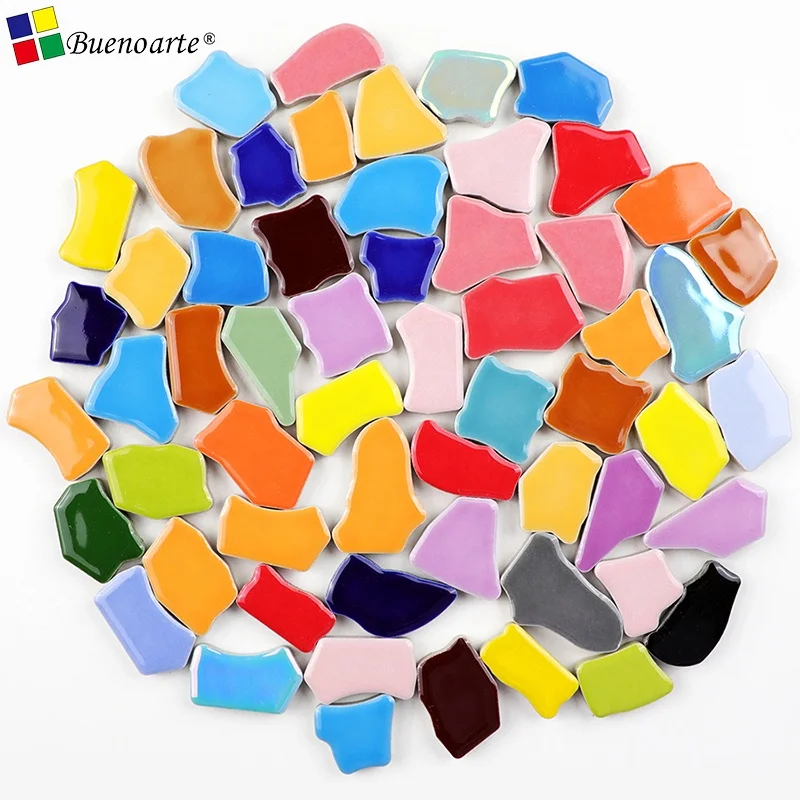 Big Irregular Ceramic Decorate Mosaic,For Mosaic Craft Loose DIY Hobbies, Mosaic Art Material Supplier