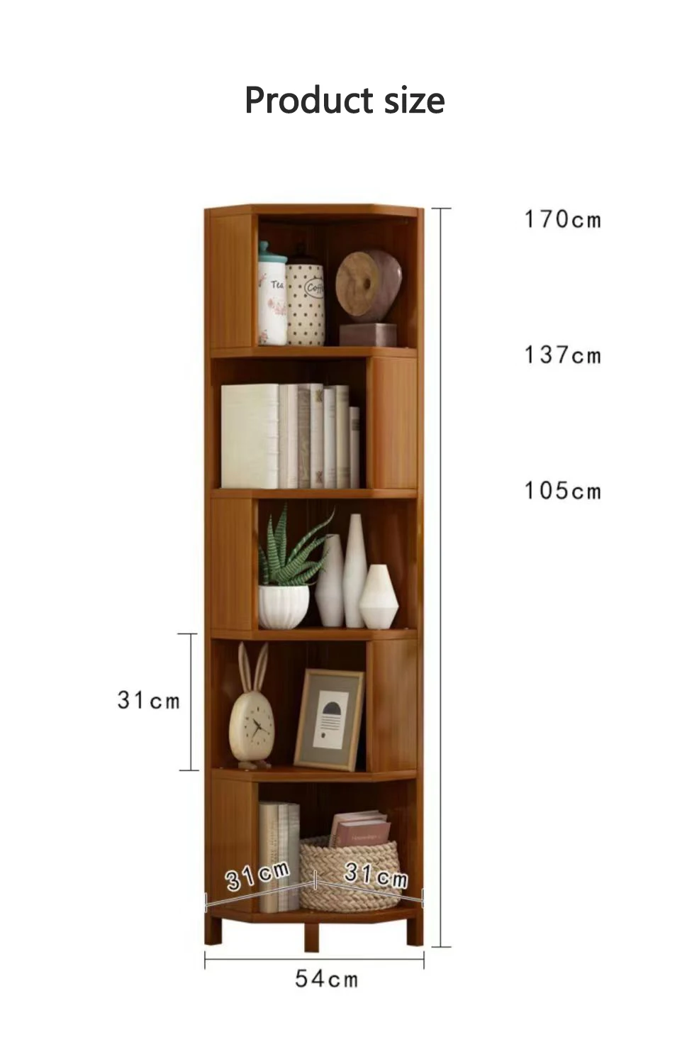 Лидер продаж недорогой Европейский стиль переработанный сосна угловой треугольник боковой шкаф китайский книжные шкафы