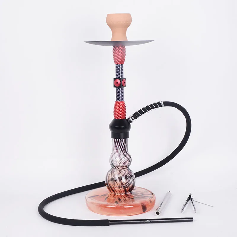Custom Premium Hookah Set Large Portable Aluminum Alloy Shisha Hookah Set