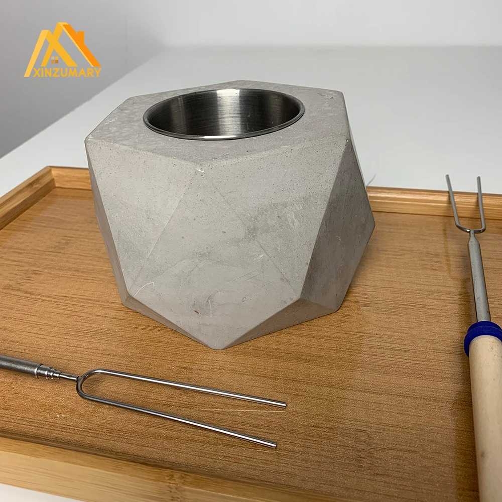 Настольный спиртовой камин для использования в помещении и на улице