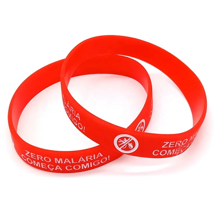 Engraved & Debossed Printed Rubber Bracelets Cheap Price Promotional Bracelets Wristbands