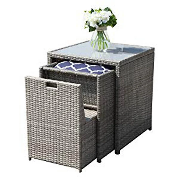 Dining Patio Garden Leisure Furniture Sets All Weather Acapulco Outdoor Aluminum Bistro Chair