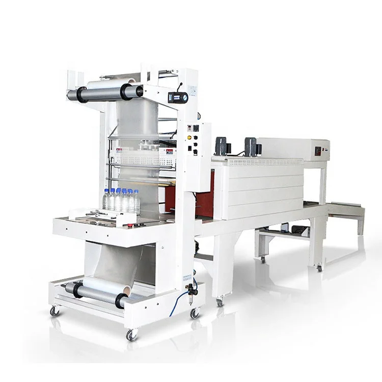 High Speed Automation Film Wrapping Machine Automatic Big Infusion Bottles Tins Sleeve Sealing & Shrink Packing Machine