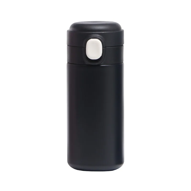 Thickened 304 stainless steel pea cup outdoor portable pocket schoolgirl bounce double thermos cup