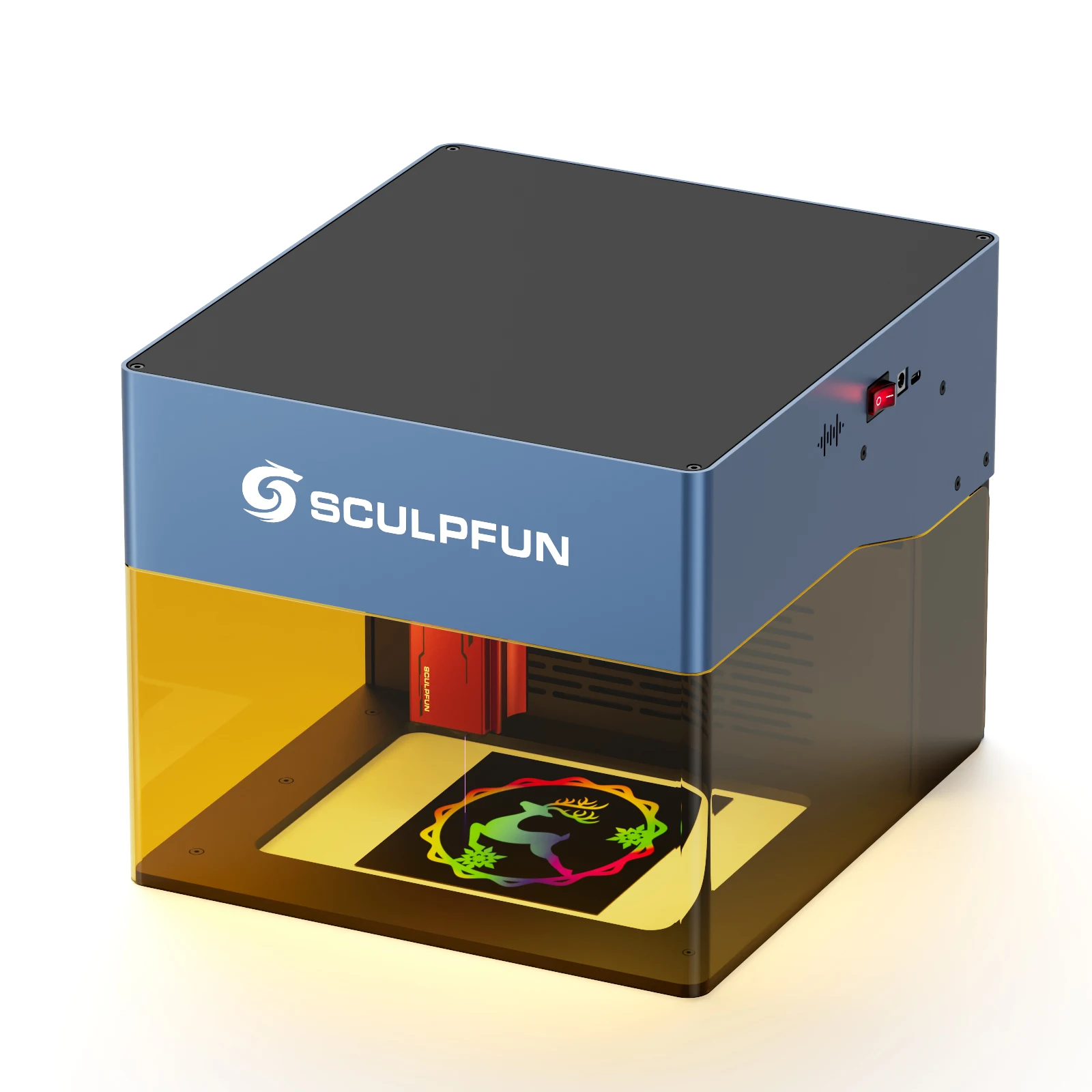SCULPFUN iCube Хэллоуин подарки мини Grabador лазерная гравировка машины для металла