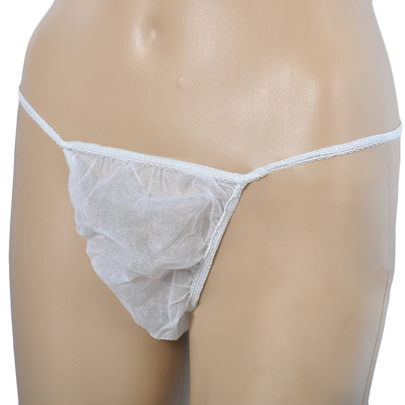 PP 25gsm non women panties disposable underwear with bra/ spa tango sexy g-string bikini