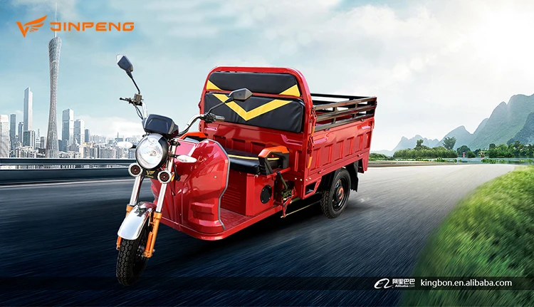  2021 Hot Selling Safely and Popular Electric Tricycle 50km Mileage Long Range Truck New Product Made in