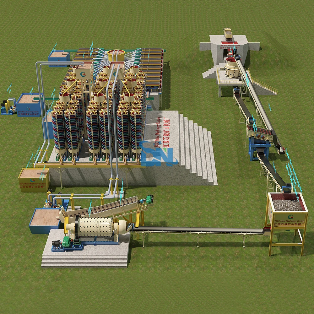 40TPH Rock Chrome Crushing Plant Chrome Wash Plant Equipment Price