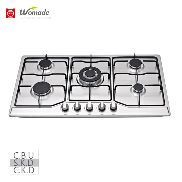 High Quality Restaurant Equipment Double Burners 5 Burner Gas Stove