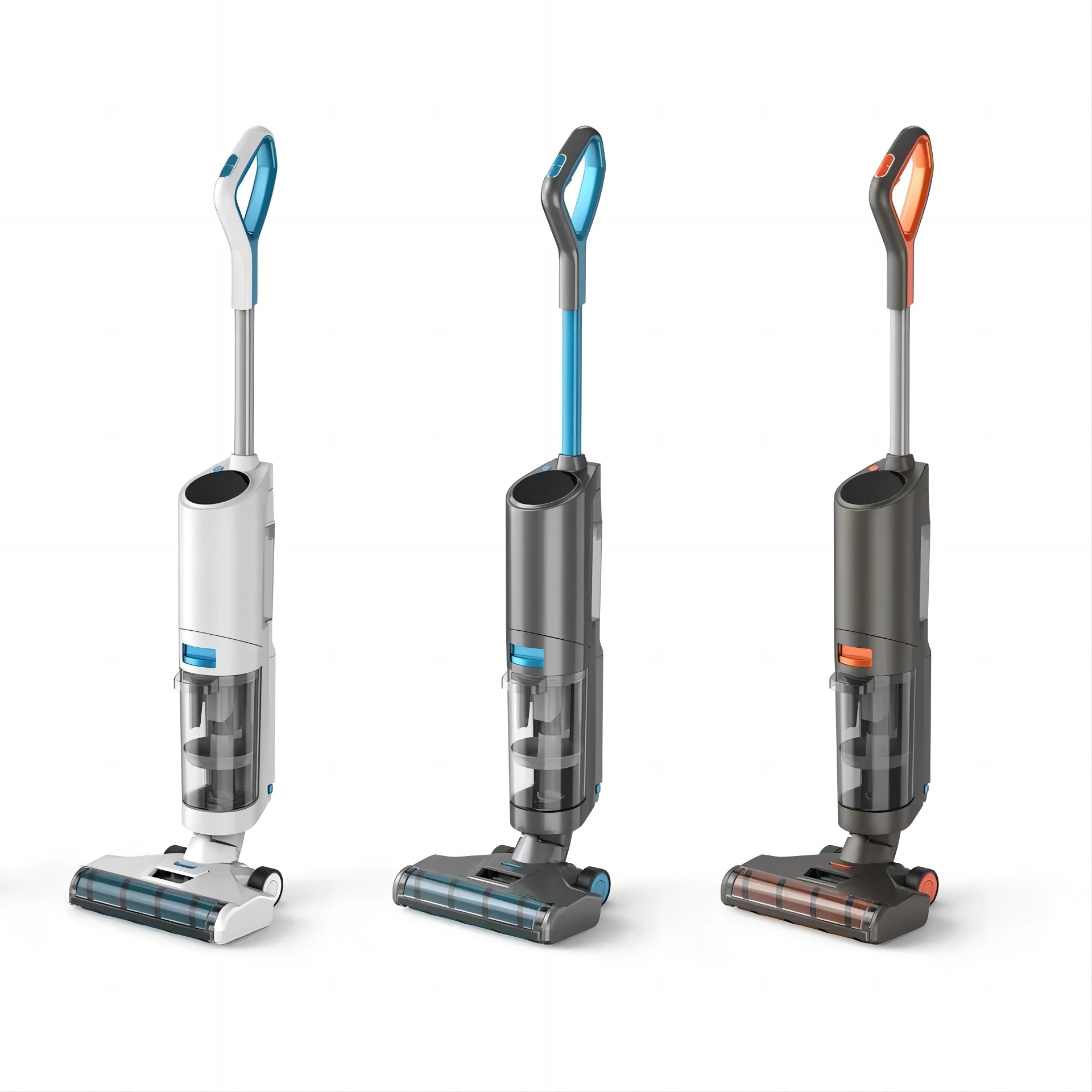 Rechargeable LED display self cleaning cleaner brushless motor wet and dry floor washer vacuum cleaner