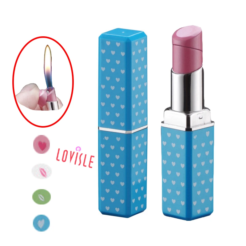 New Products 2020 TikTok Fashion Lipstick Shape Lighter For Women