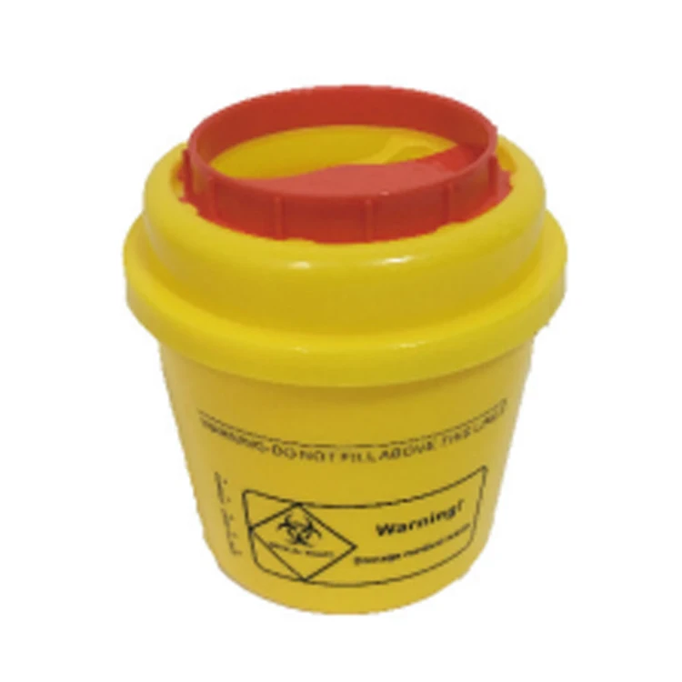 5L одноразовые медицинские Сейф в больнице для хранения острых предметов Ящик Контейнер Рабочий стол с вытяжным шкафом удаления иглы