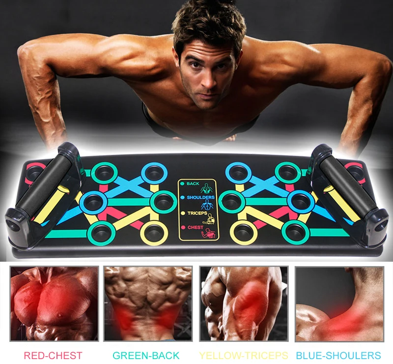  Домашний Тренажерный Зал 14 в 1 складной многофункциональный Push Up Bar мышечная тренировка