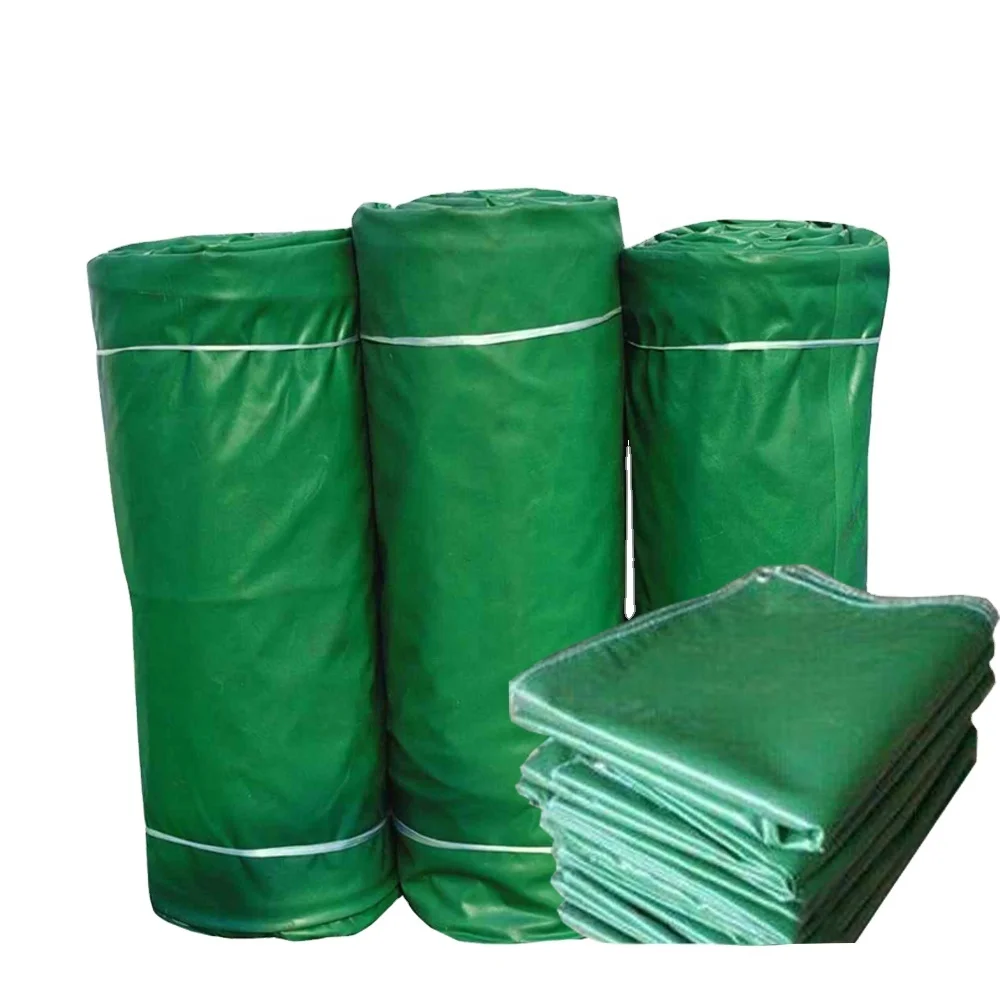 PE coated  woven tarpaulin clear plastic cover waterproof canvas ground sheets