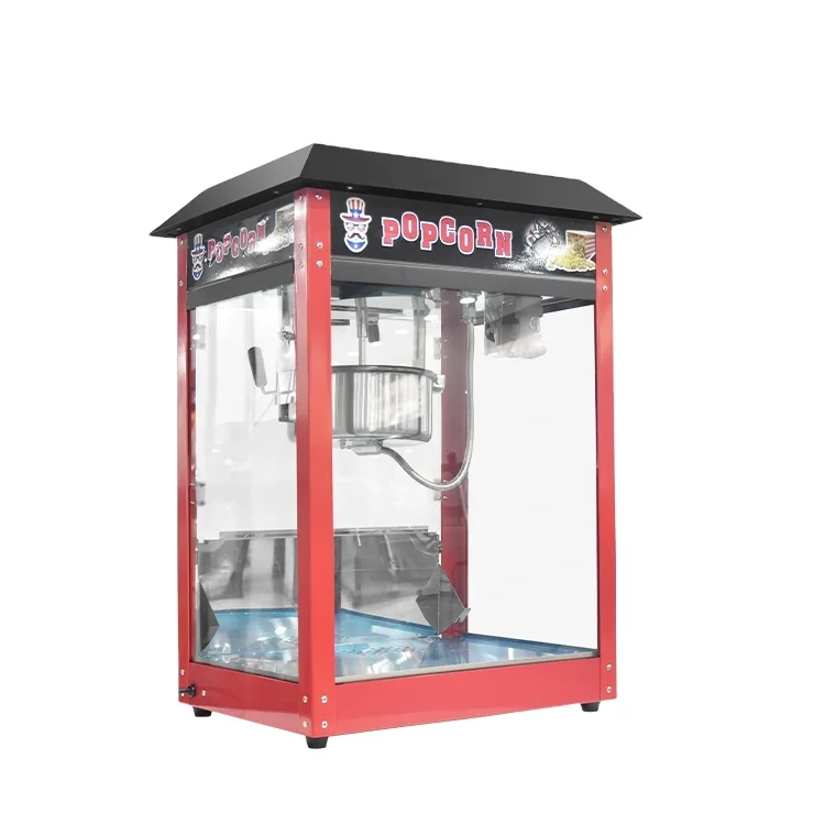China RTS Commercial 8Oz Kettle Pop Corn Making Machine Food Warmer Big Popcorn Machine For Sale