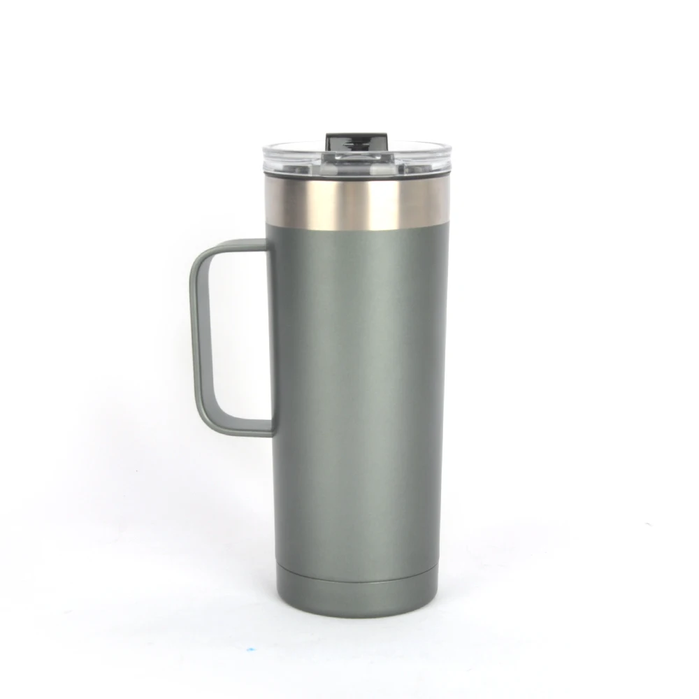 
New Arrial 20 oz Large Capacity Stainless Steel Coffee Cup Customized Water Mug With Lid 