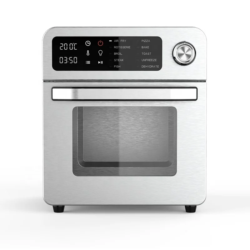 Hot Sale Non-oil Halogen Stainless Steel Deep Fryer Grill Toaster Digital 15L Air Fryer Oven without oil