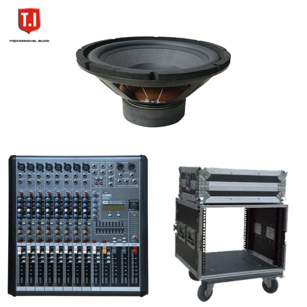 professional audio pa loudspeaker powered 450w 6.5' driver subwoofer speaker box column line array system