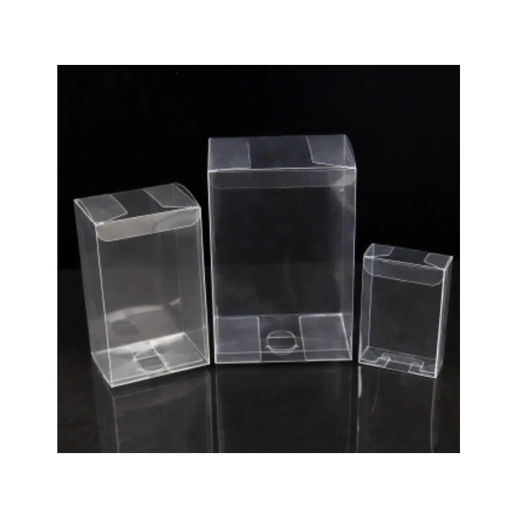 OEM Custom Gift Box Transparent Folding PVC PET Plastic Acetate Clear Packaging Box