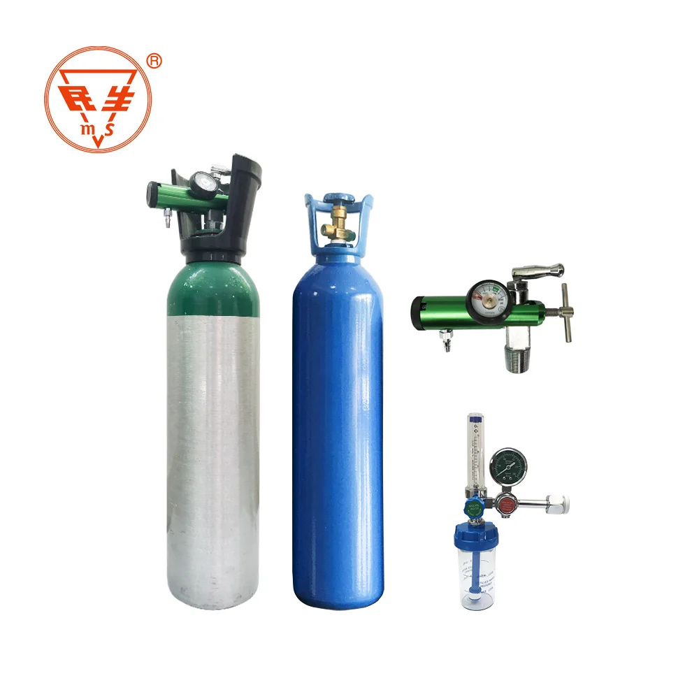 Hot Selling 10L Small Portable Co2 Aluminium Cylinder Oxygen Gas Cylinder