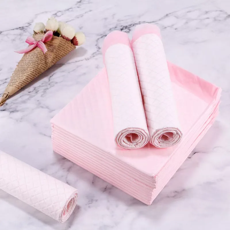 Free Sample 60 x 90 Absorbent Adult Disposable Underpad for Baby Hospital Bed Pad Fluff Pulp Material Similar to Toilet Tissue