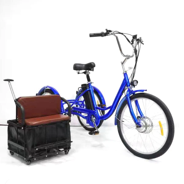 24 inch 2024 new model hot sale tricycle bike cargo/ 3 wheel tricycle bike with passenger seat