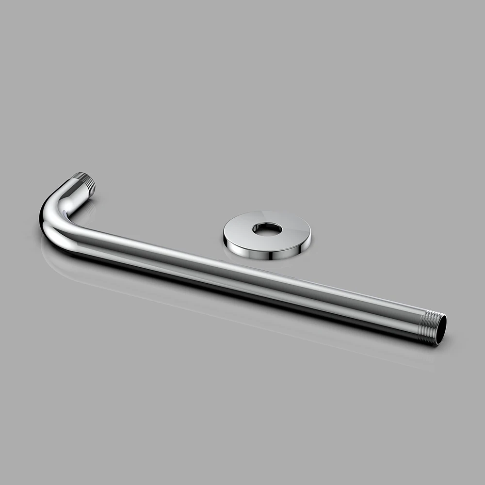Stainless Steel Wall Mounted Shower Head Arm Flexible Shower Head Pipe Extension Arm