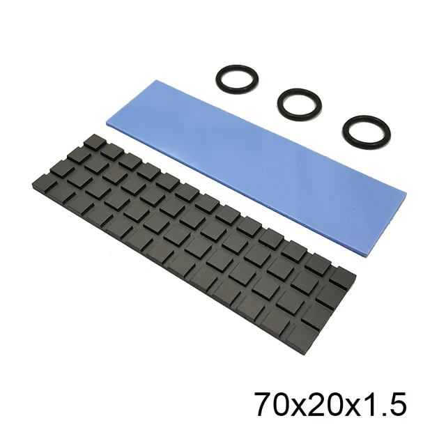 Pure Copper Graphene Heatsink M.2 NGFF 2280 PCI-E NVME SSD Thermal Pad Cooler Radiator 70x20x0.5/1.5/2.0/3.0/4.0mm