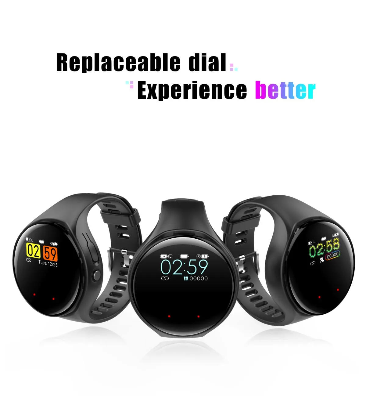 Fitness Function Wireless Waterproof 2in1 Earphone 2 In 1 Smart Watch Tws Earbuds