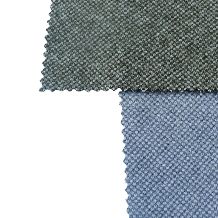 144f/150d dty Jacquard Brush polyester fleece fabric for garment coat jacket suit woolen overcoat