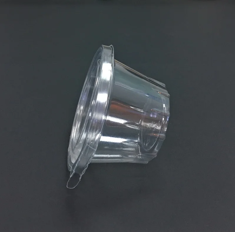 8oz Disposable Round Food Snack Bakery Salad Fruit Packaging Container Hinged Lids Food Container