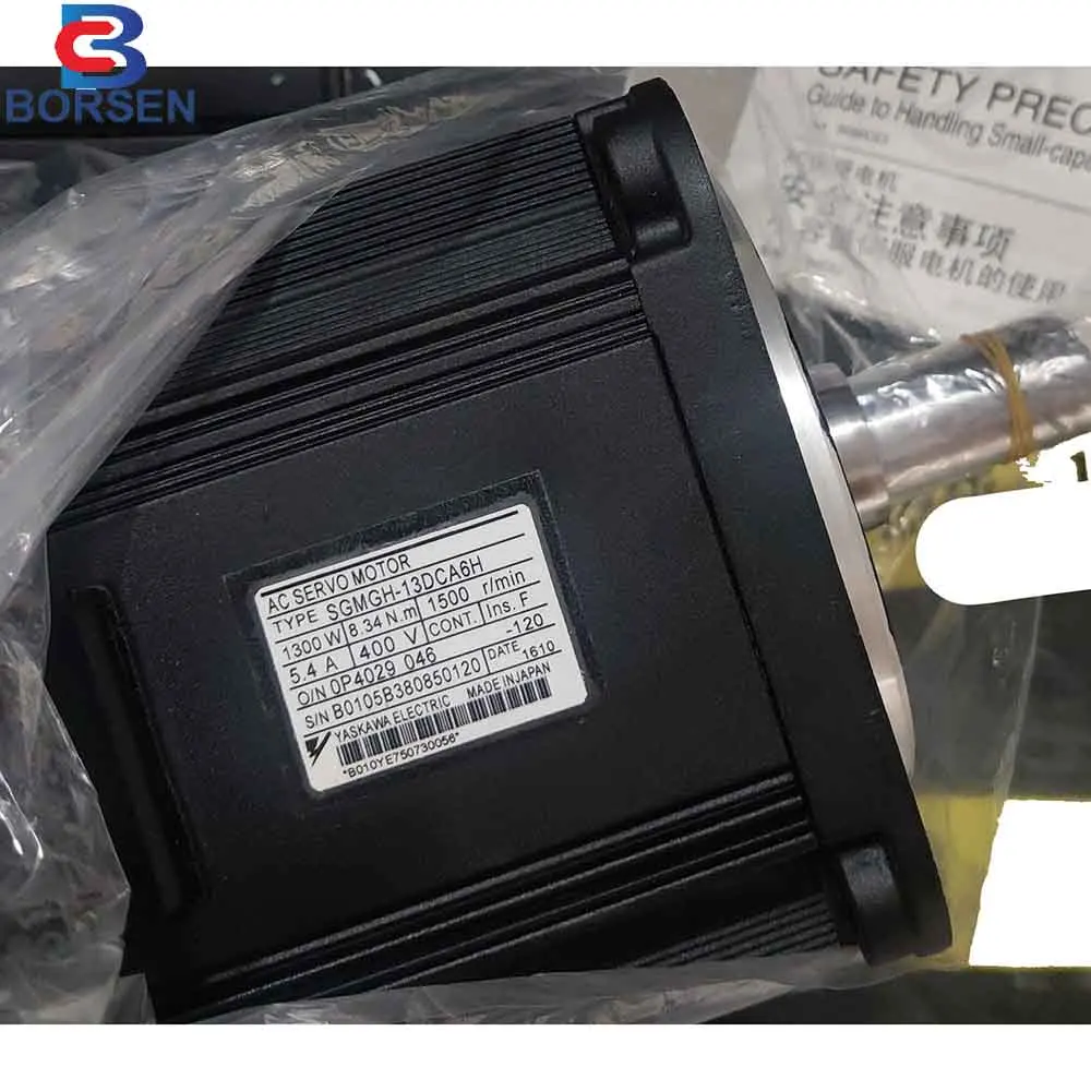  Оригинальный новый японский серводвигатель переменного тока 1300 Вт Yaskawa SGMGH-13DCA-YG15 13DCA6F-OY