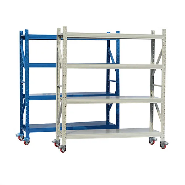 Custom movable long span shelves  Multi-Layers detachable Selective Pallet Rack with Wheels for Manufacture Factory