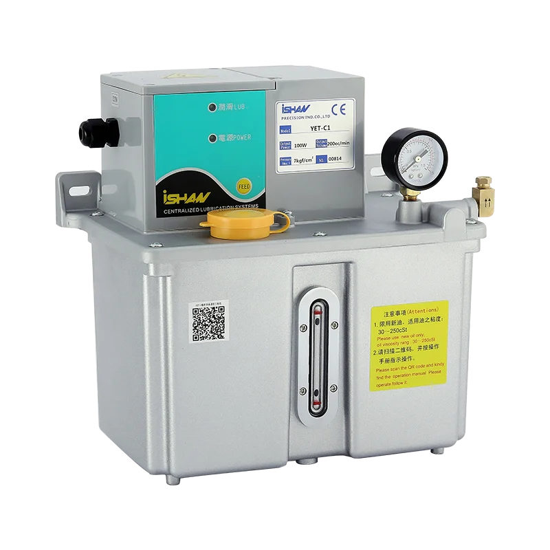 Factory Direct Sale Oil Lubrication Pump Electric Lubricator External PLC Control YET-C1 3L Thin Oil Resistance