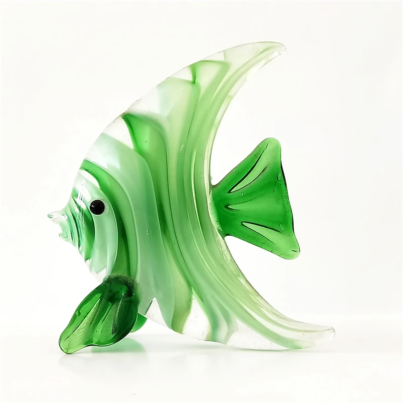 Cute colorful handmade murano glass fish