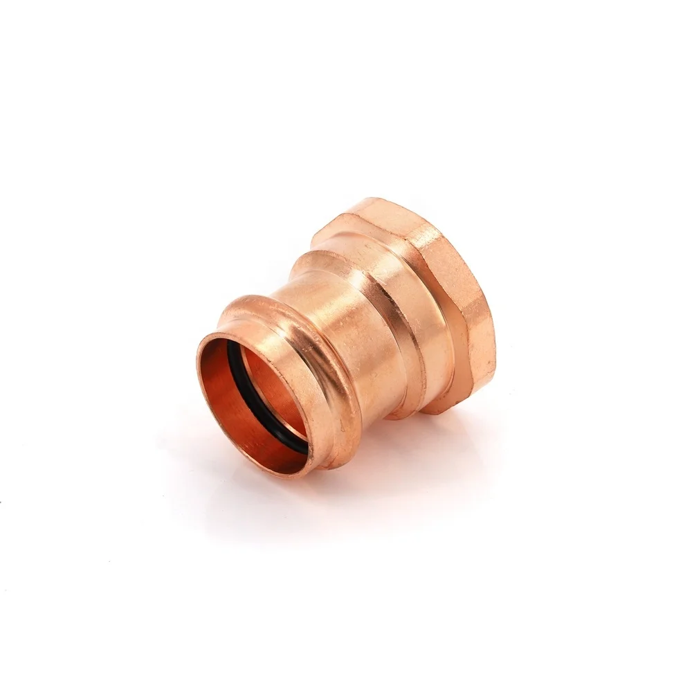 China Factory EN1057 BS2871 ASTM B 88 Copper Press Pipe Fitting 45 Degree Elbow